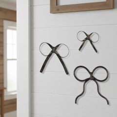 Bronze Bow Wall Decor Set of 3