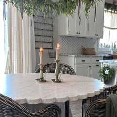 Bronze Candlestick With Arched Handle Set of 2