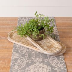 Brushed Gold Dough Bowl Set of 2