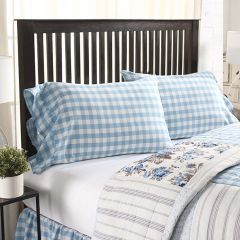Buffalo Check With Ruffle Pillow Case Set of 2