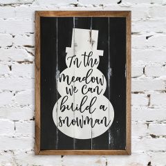 Build a Snowman Wall Art