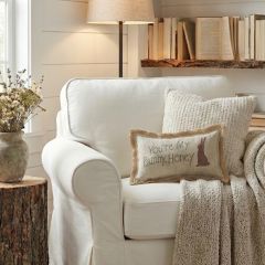 Bunny Honey Spring Accent Pillow