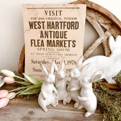 Bunny Quartet Figurine