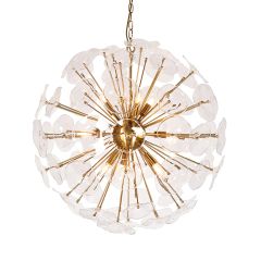 Bursting Petals Glass Pendant Light