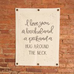 Bushel and a Peck Canvas Wall Decor