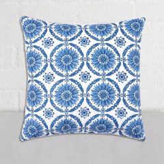 Delft Print Square Accent Pillow