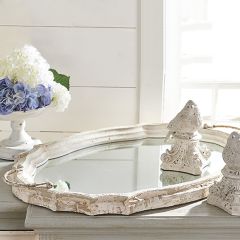 Farmhouse Mirror Tray With Handles