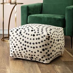 Pongo Print Pouf Ottoman