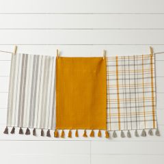 Bright With Neutral Tea Towel Set of 3