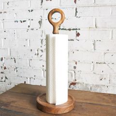 Acacia Wood Paper Towel Holder