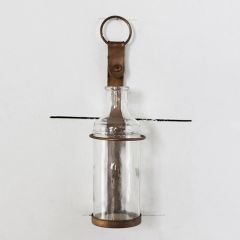 Glass Bottle Wall Vase