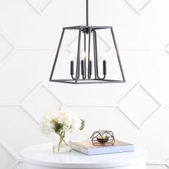 Modern Industrial 4 Light Pendant