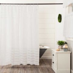 Ruffled Petticoat Shower Curtain
