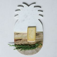Pineapple Shaped Wood Cheese Board