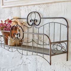 Ornate Metal Wall Shelf