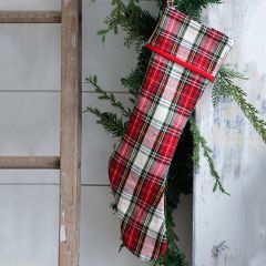 Tartan Holiday Stocking Set of 2