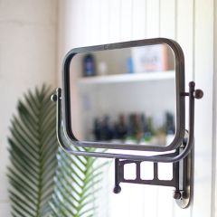 Framed Rotating Wall Mirror