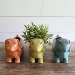 Dachshund Planters Set of 3