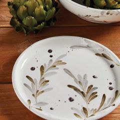 Decorative Patterned Pottery Plate
