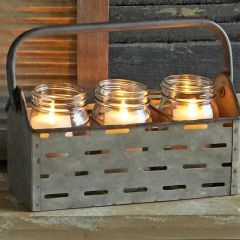 Triple Mason Jar Tray