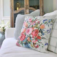 Floral Throw Pillow