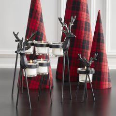 Reindeer Votive Holder Set of 3