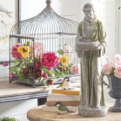 Mossy St. Francis Statue