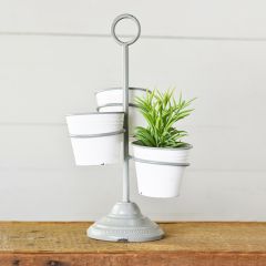 Triple Planter Cottage Stand