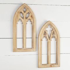 Chapel Window Wall Decor Set of 2