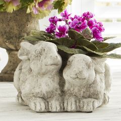 Garden Bunnies Planter