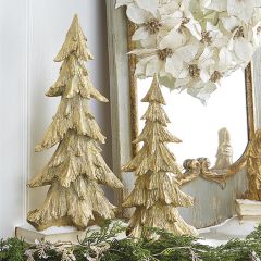 Rustic Cottage Tabletop Tree Set of 2