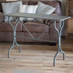 Primitive Metal Console Table