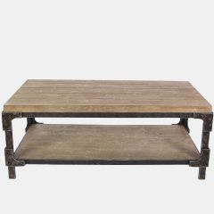 2 Tier Wood Coffee Table