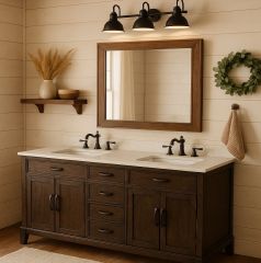 Elegant Double Sink Vanity | SHIPS FREE