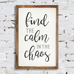 Calm in the Chaos Wall Art