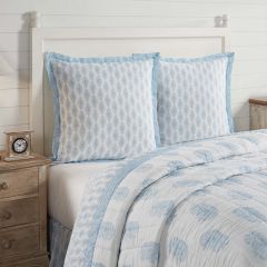 Calming Hues Of Blue Euro Sham