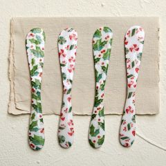 Candy and Holly Enameled Knife