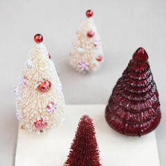 Candy and Ornament Bottlebrush Tree