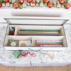 Canvas Gift Wrap Organizer