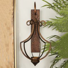 Captivating Caged Metal Wall Sconce