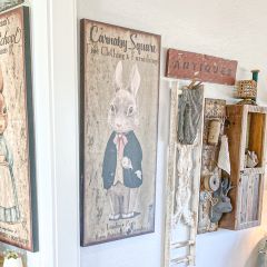 Carnaby Square Fine Clothing Canvas Wall Sign