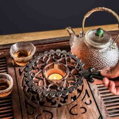 Cast Iron Cutout Teapot Warmer