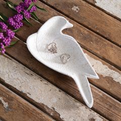 Cast Iron Dove Trinket Dish Set of 2