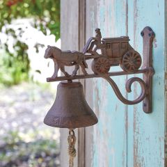 Cast Iron Horse and Carriage Bell