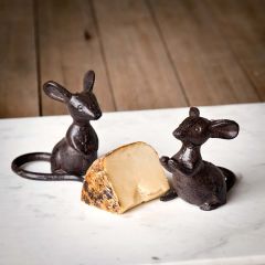Cast Iron Mice Figurine Set of 2