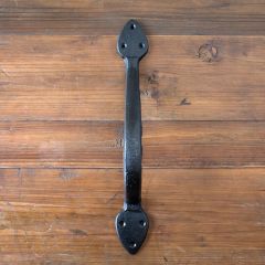 Black Cast Iron Spade Door Pull Set of 2
