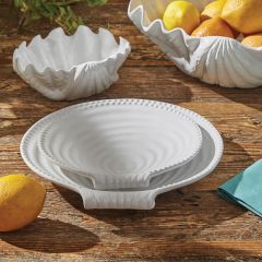 Casual Coastal Seashell Salad Plate
