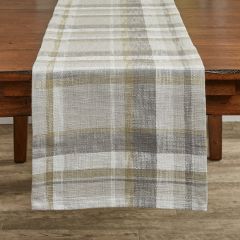 Casual Farmhouse Classic Plaid Table Runner