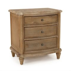 Casual Farmhouse Oak Nightstand | SHIPS FREE