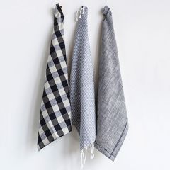 Casual Farmhouse Tea Towels Set of 3